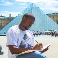 Venny Etienne FGI Paris American Scholarship Louvre